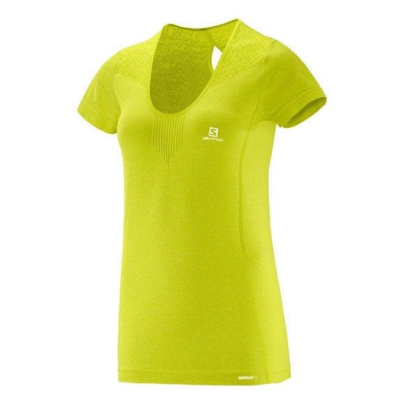 salomon elevated seamless running tech shirt advancedskin dry reflective medium - Picture 1 of 15